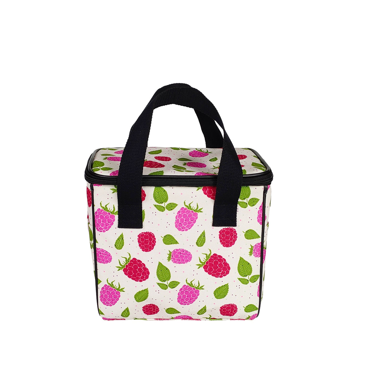 12-Can Raspberry Print Lunch Cooler Bag