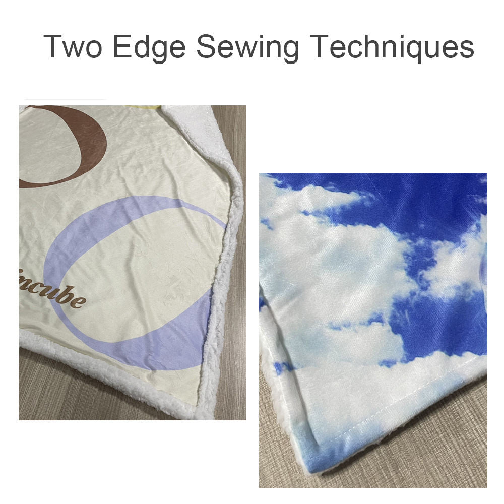 Custom Sherpa Flannel Blanket