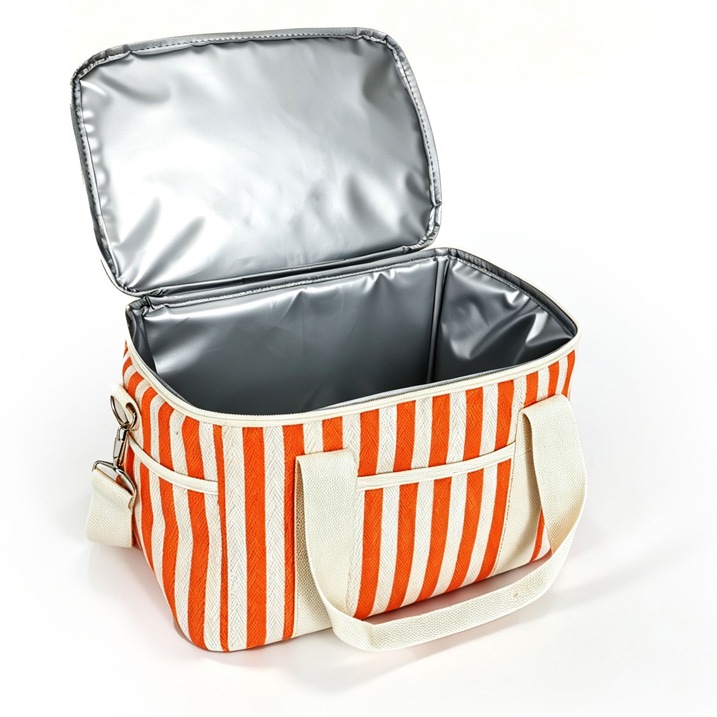 Cotton Twill Yarn-Dyed Striped Cooler Bag