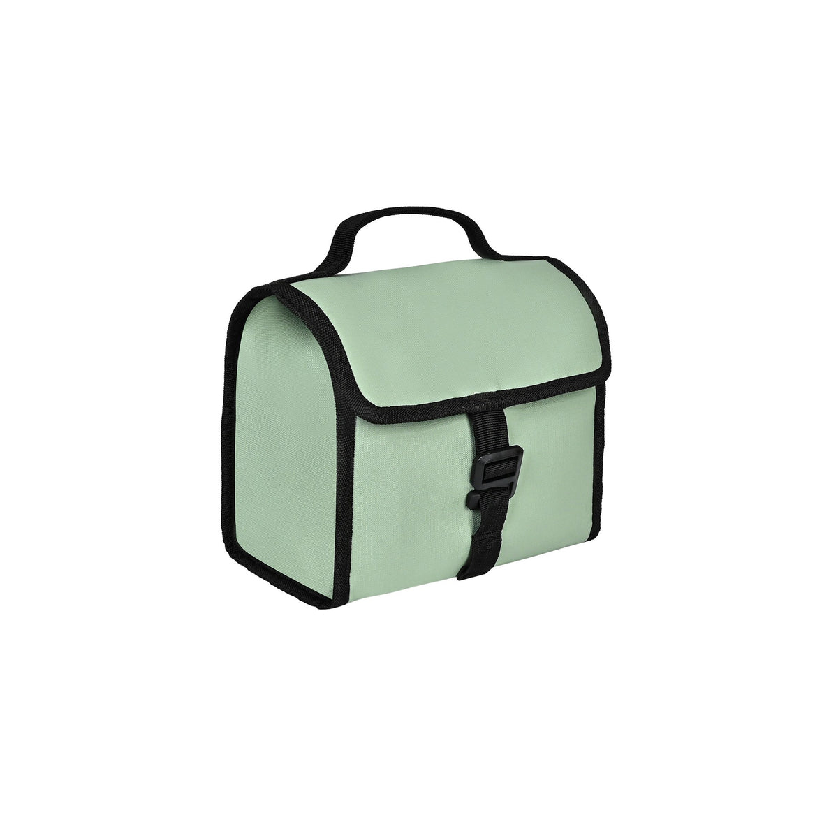 Foldable Poly Leather Lunch Cooler Bag