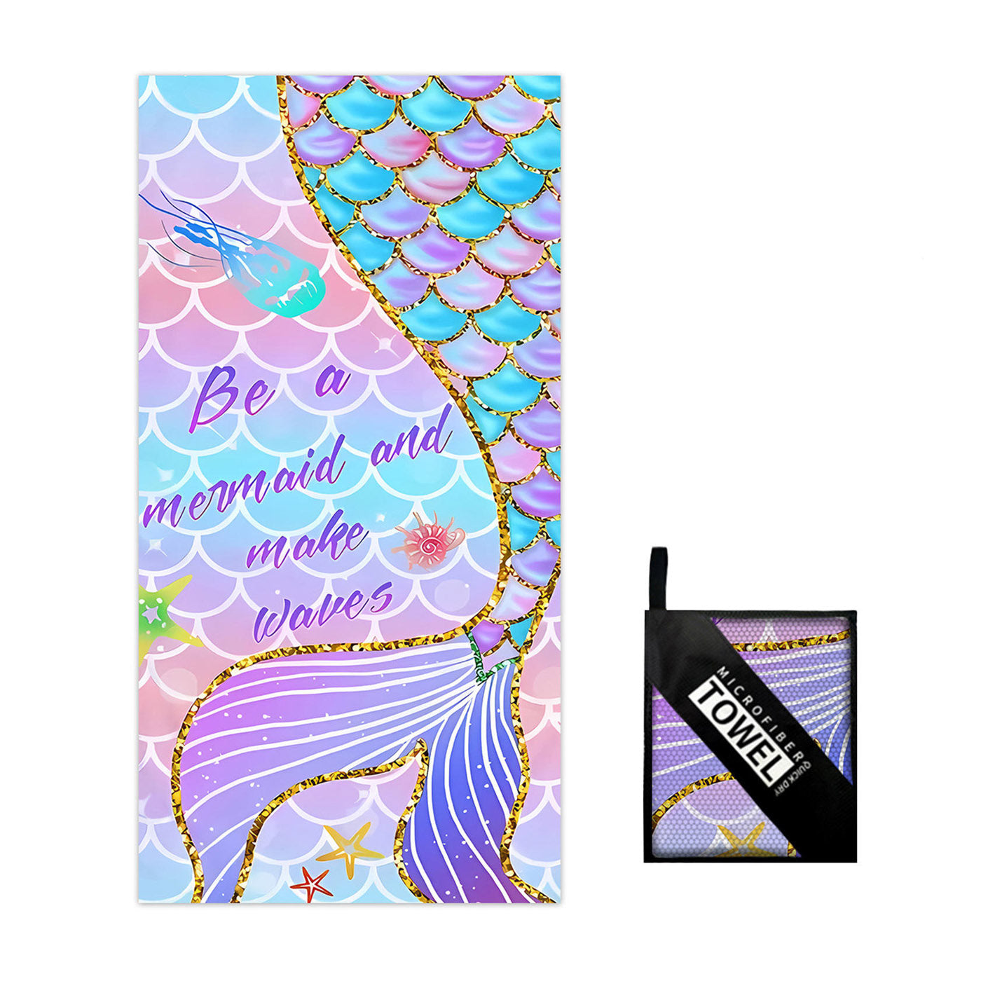 Beach Towel with Mesh Bag