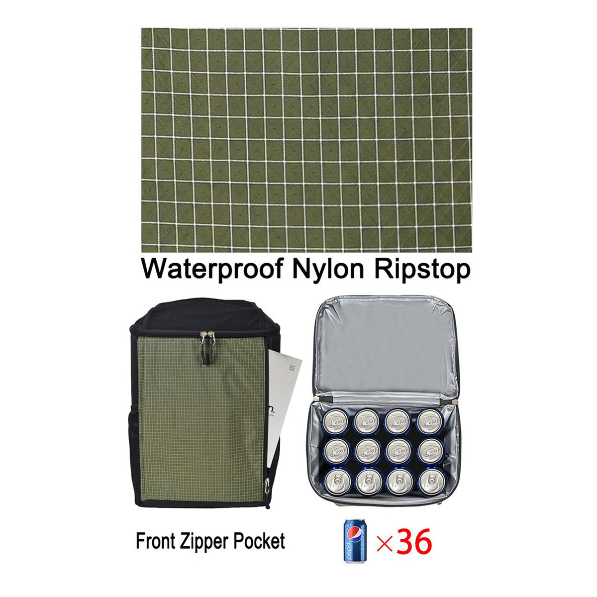 Ripstop Cooler Backpack