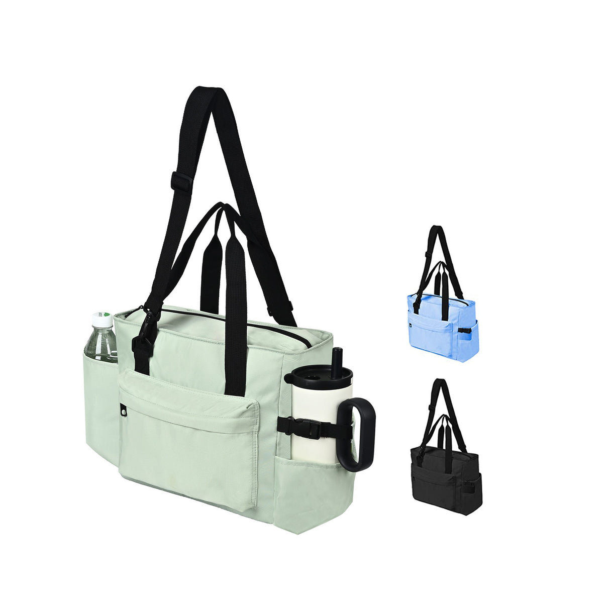 Cooler Tote Bag with Cup Holder