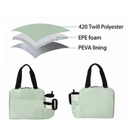 Lunch Cooler Tote with Cup Holder