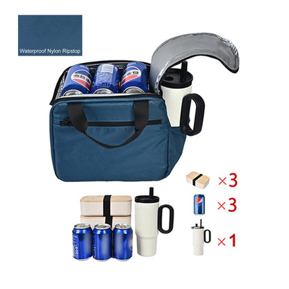 Insulated Ripstop Nylon Lunch Cooler Bag