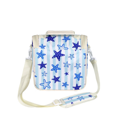 12-Can Starfish Print Lunch Cooler Bag
