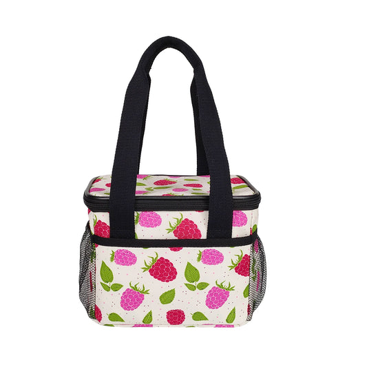 6-Can Raspberry Print Lunch Cooler Bag