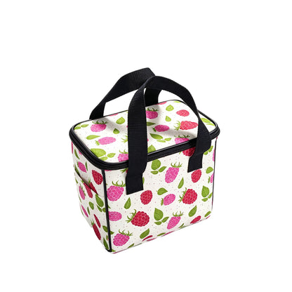 12-Can Raspberry Print Lunch Cooler Bag