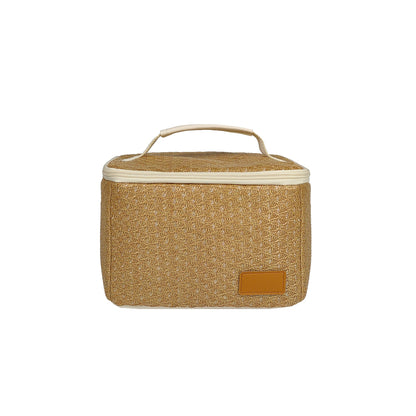 6-Can Mini Woven Lunch Cooler Bag