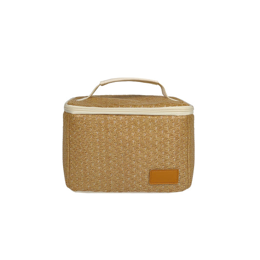 6-Can Mini Woven Lunch Cooler Bag