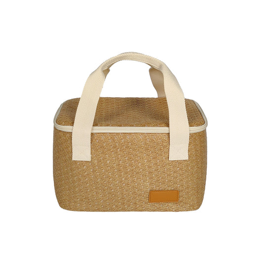 12-Can Woven Lunch Cooler Bag