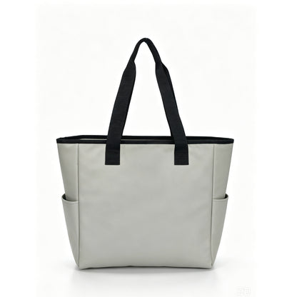 Insulated PU Leather Cooler Tote Bag