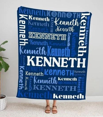Custom Flannel Throw Blanket