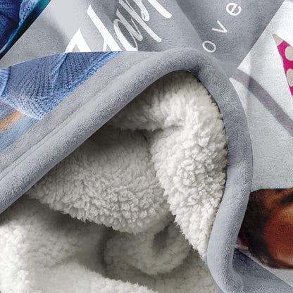 Custom Sherpa Flannel Blanket