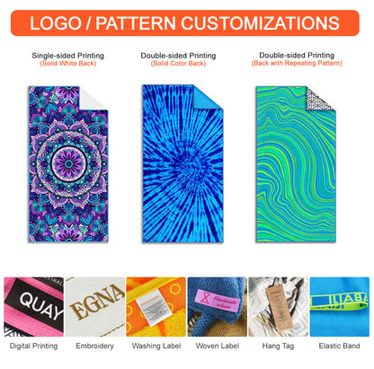 Custom Microfiber Beach Towel