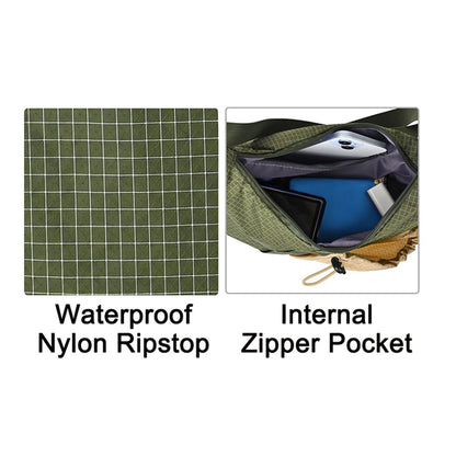 Ripstop Nylon Crescent Sling Bag
