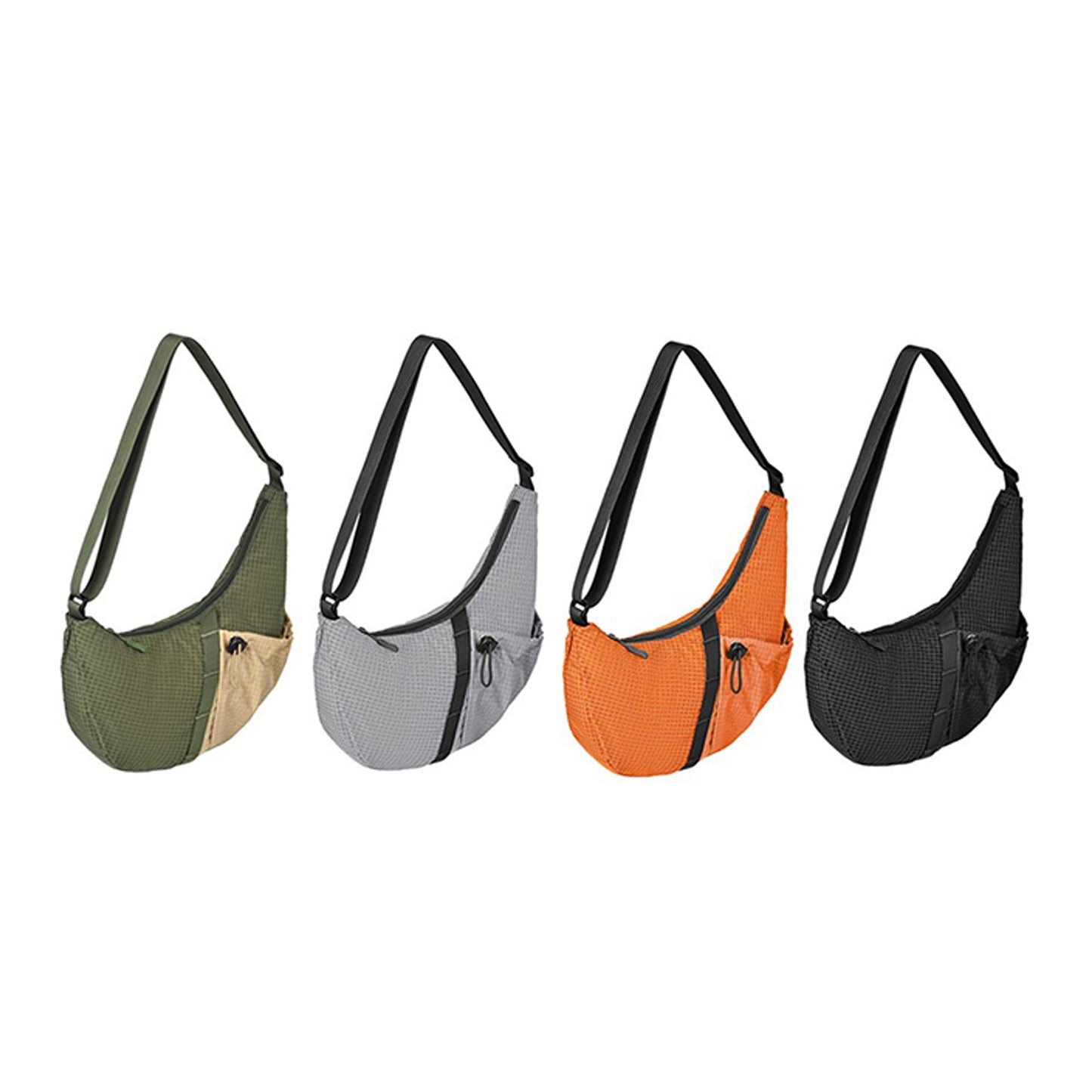 Ripstop Nylon Crescent Sling Bag