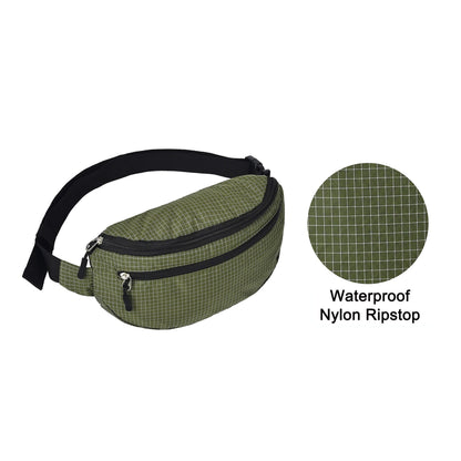 Lightweight Ripstop Nylon Fanny Pack