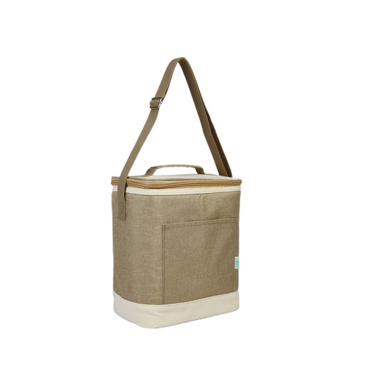 Vertical RPET Canvas Insulated Cooler Bag