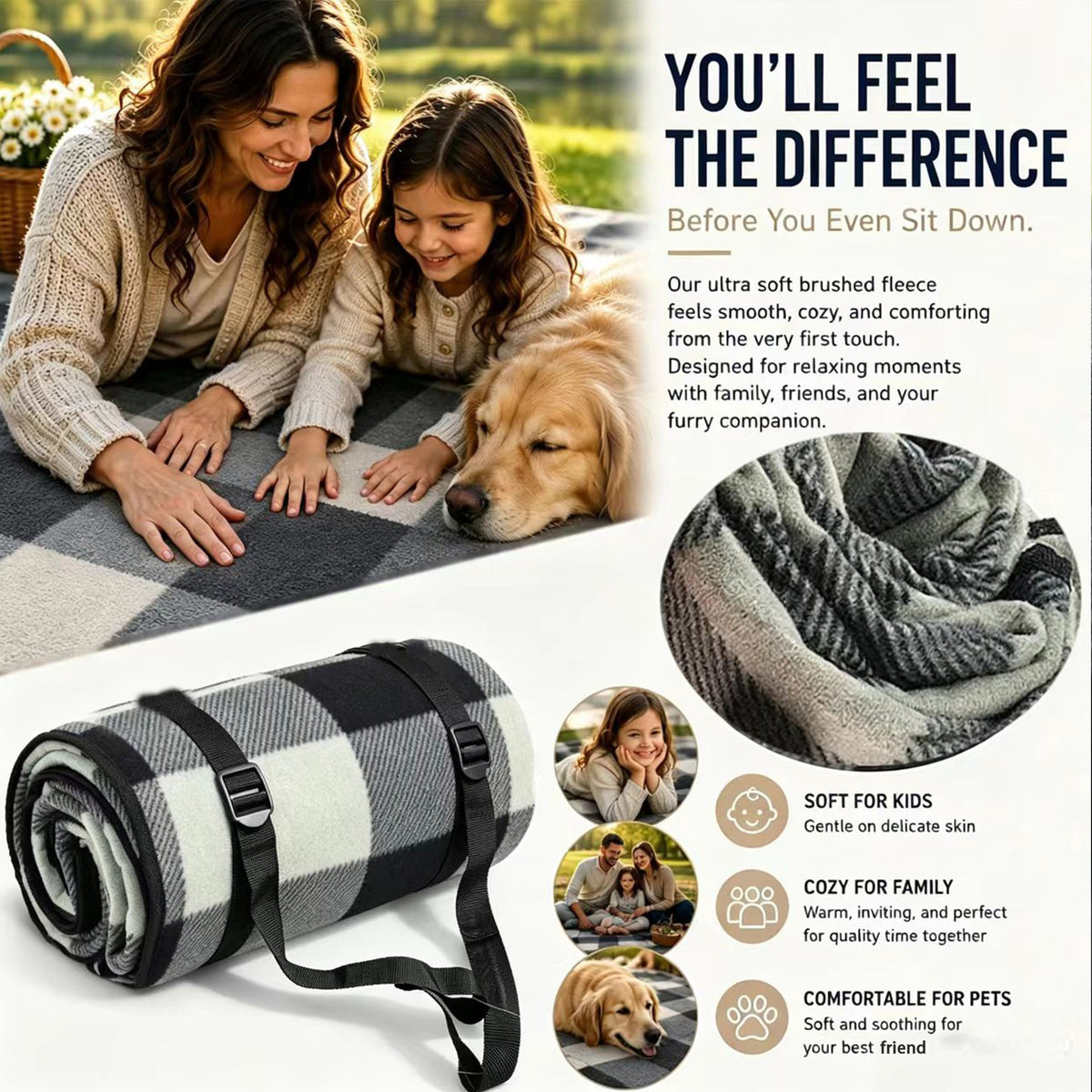 Fleece Picnic Blanket