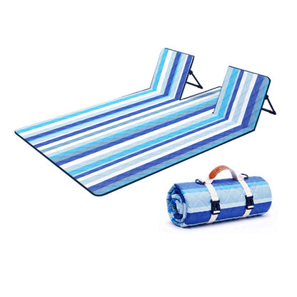 2-in-1 Picnic Blanket with Adjustable Backrests