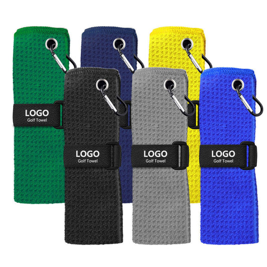 Golf Towel with Carabiner Clip