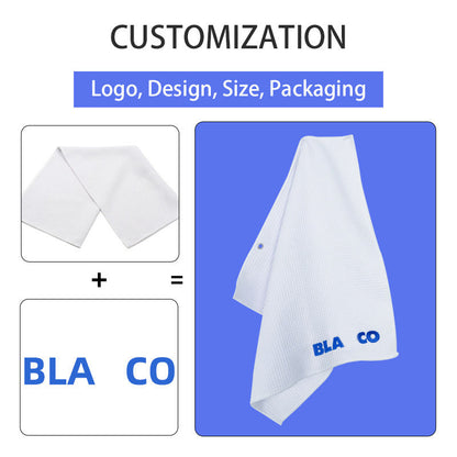 Golf Towel with Carabiner Clip