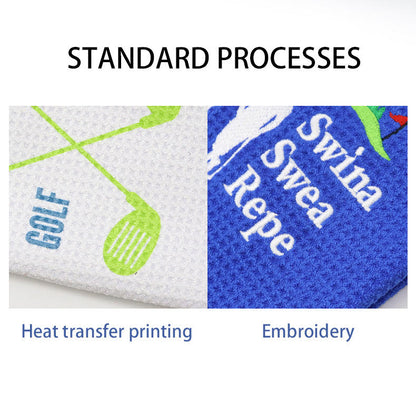 Golf Towel with Carabiner Clip