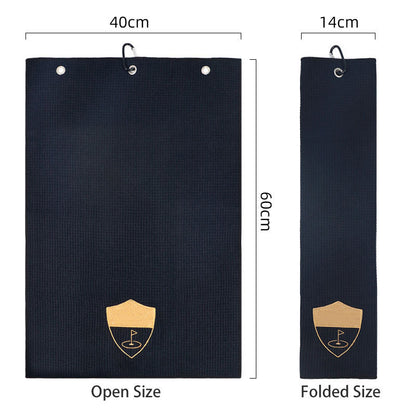 Golf Towel with Carabiner Clip