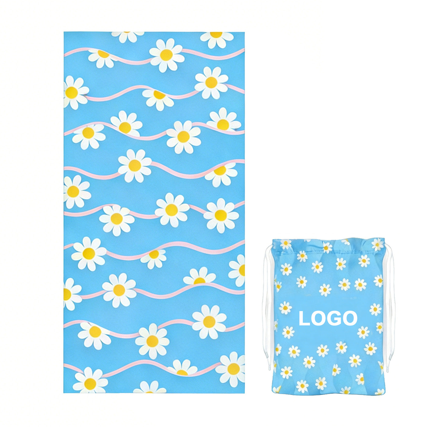 Beach Towel with Carry Bag