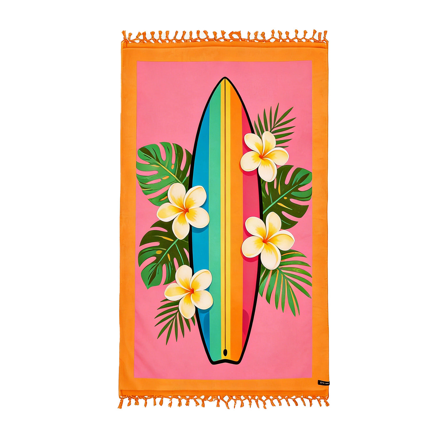 Microfiber Beach Towel with Tassels