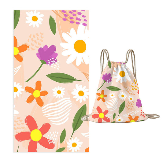 2-in-1 Convertible Beach Towel Bag