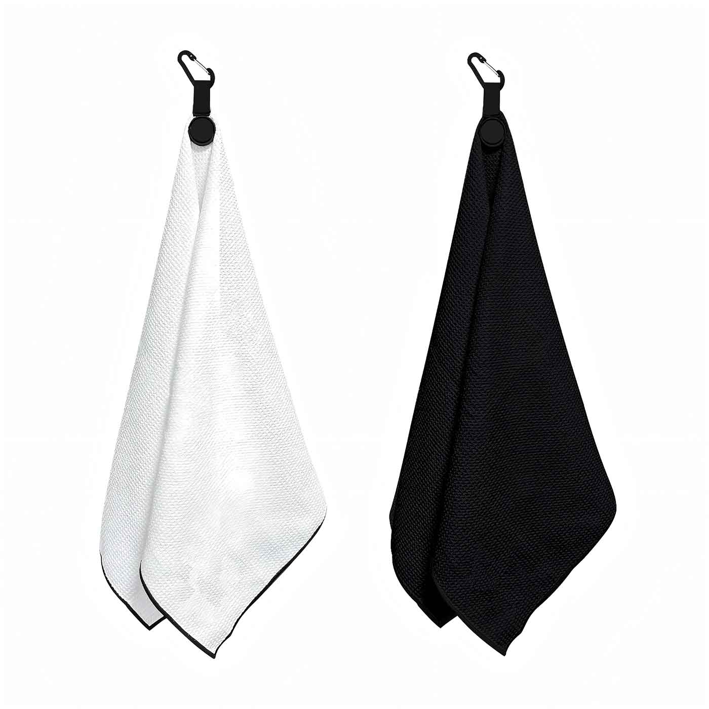Magnetic Golf Towel with Carabiner Clip